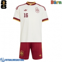 Fotballdrakt Barn Spania Rodri Hernandez #16 Bortedraktsett VM 2026 Kortermet (+ Korte bukser)